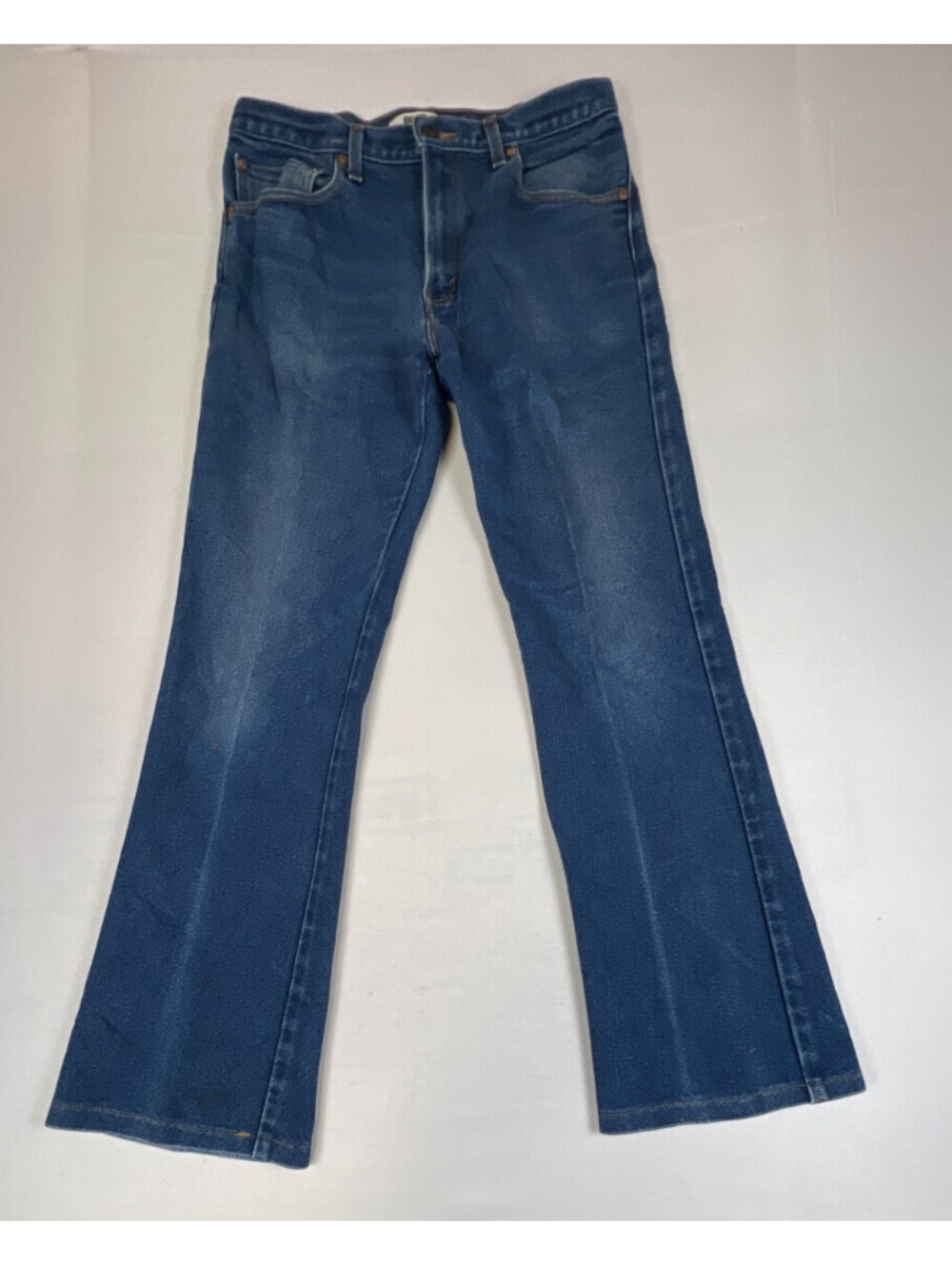 Levi's Men 34X34 517 Boot Cut Blue Denim Jeans Flare Pants